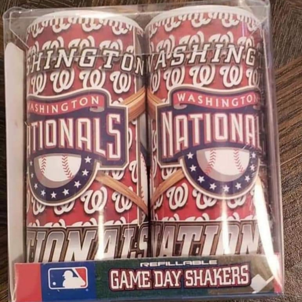 WASHINGTON NATIONALS SALT & PEPPER GAME DAY SHAKER